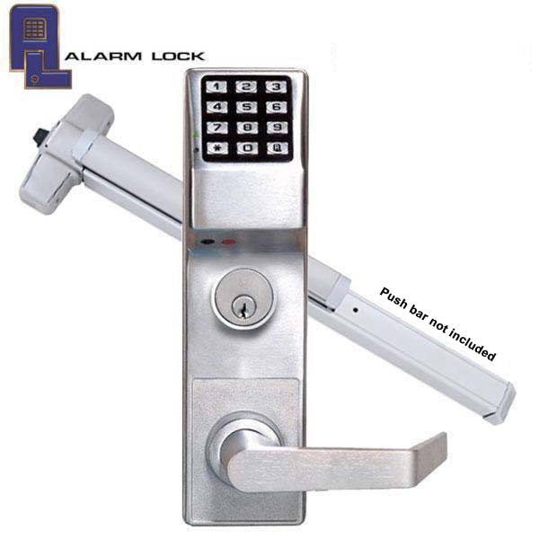 Alarm Lock Trilogy T2 100-User Standalone Electronic Digital Keypad Cylindrical Lock Leverset, Satin Chrome Finish by Alarm Lock - 3