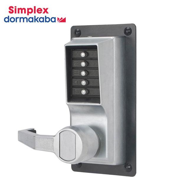 Simplex LLP1010 Mechanical Pushbutton Exit Trim Lever Lock 2¾