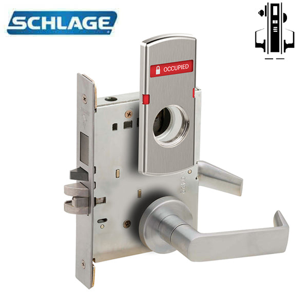 Schlage L9496-07 Mortise Privacy with Occupied Indicator