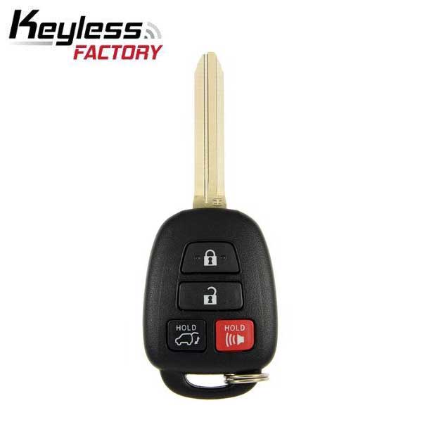2013-2019 Toyota RAV4 Highlander / 4-Button Remote Head Key / GQ4-52T (H  Chip) (AFTERMARKET)