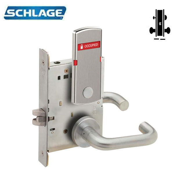 Schlage L9095ELP 18A Electrified Mortise Lock, Fail Safe, w/ Double Cylinder