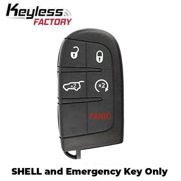 2014-2022 Jeep Grand Cherokee   5-button Smart Key Shell For M3n 