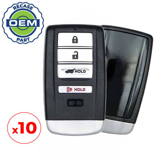 10 x 2019-2020 Acura RDX / 4-Button Smart Key / PN: 72147-TJB-A01 / KR5T21 / Driver 1 (OEM Recase)