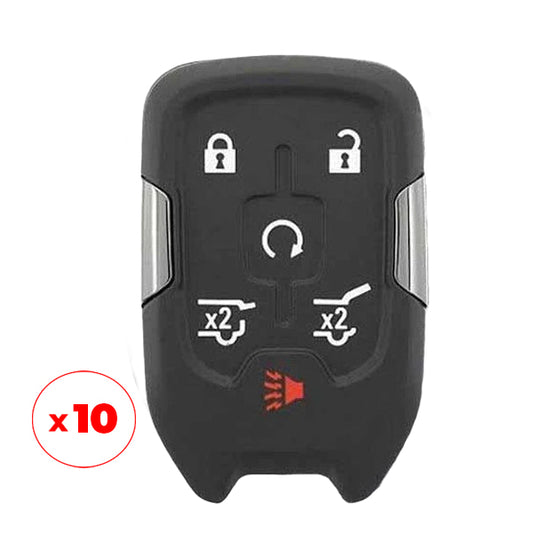 10 x 2015-2020 GMC Yukon / 6-Button Smart Key / PN: 13508280 / HYQ1AA (OEM Recase)