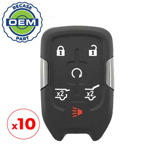 10 x 2015-2020 GMC Yukon / 6-Button Smart Key / PN: 13508280 / HYQ1AA (OEM Recase)