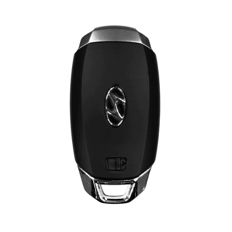 Back view of Hyundai Venue 4-Button Smart Key with open battery compartment