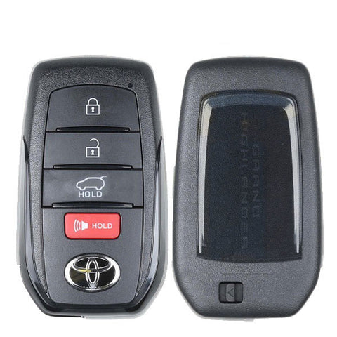 2024 Toyota Grand Highlander / 4-Button Smart Key / PN: 8990H-0E330 / HYQ14FBX (OEM)