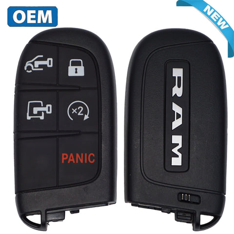 2022-2023 Dodge Ram Promaster / 5-Button Smart Key / PN: 7FF25LXHAB / M3N-40821302 (OEM)