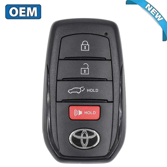 2025 Toyota Crown OEM 4-Button Smart Key - Part Number 8990H-30260, FCC ID HYQ14FGZ