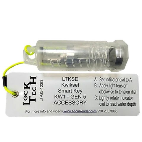 AccuReader - LockTech - Kwikset SmartKey Decoder Gen 5 Accessory - KW1 - Version 2.0 Digital Scope