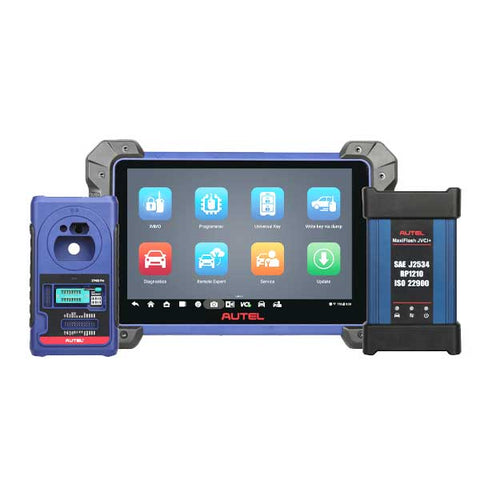 SEC-E9-NEW + AUTEL-IM608-PROII Key Programmer & Key Cutting Machine with 1 Year of Updates (Autel USA) (Bundle of 2)