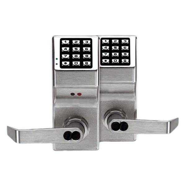 Close-up view of the Alarm Lock DL5200IC-26D pushbutton keypad