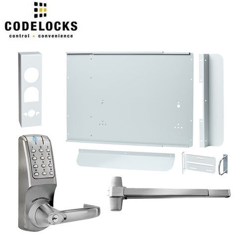 CodeLocks - CL5000PK - Gate Panic Hardware Kit - Brushed Steel