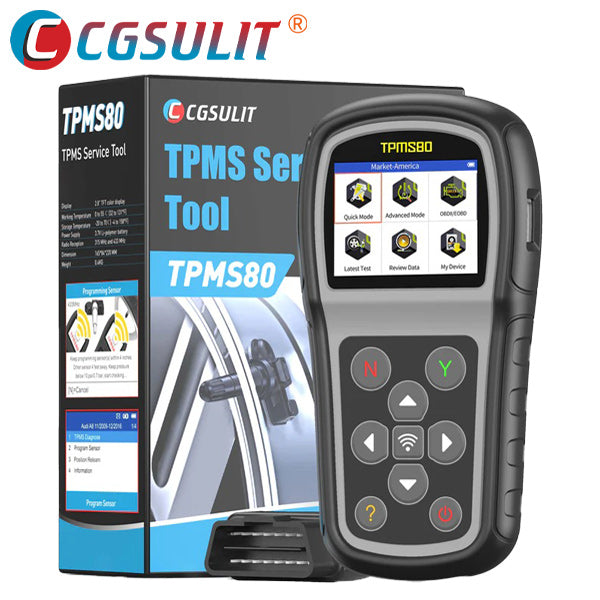 CGSULIT-TPMS80-TPMSRelearnTool-TS01SensorProgramming-315/433MHz-FreeLifetimeUpdates