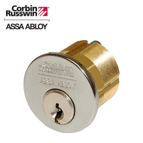 Corbin Russwin - 1000 - Mortise Cylinder - 1-1/4" - Clover Cam - H6 Keyway - 626 - Satin Chrome