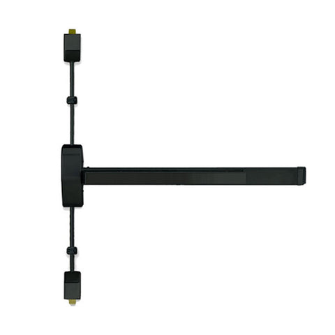 Cal-Royal - A9860V3684 - Surface Vertical Rod Exit Device - Matte Black - Grade 1