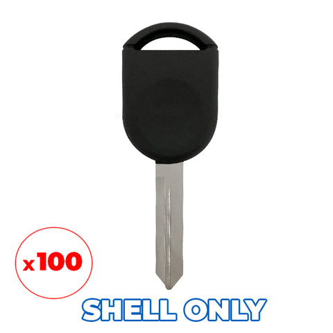 100 x 2004-2016 Ford / Transponder Key SHELL / H84 / H92 (AFTERMARKET)