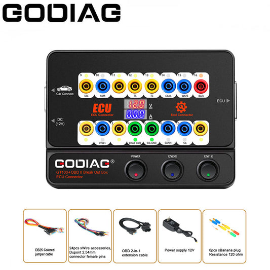 Godiag - GT100+ - OBD II Break Out Box ECU Connector