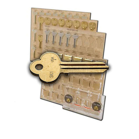 Ilco - EIP-KH96 - Engrave-It - Taylor Line Sk1-Br (Corbin/Skillman) Key Holder - Holds 21  - for Engrave-It Pro Machine