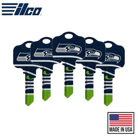 Ilco - NFL TeamKeys - Key Blank - Seattle Seahawks - SC1 (5 Pack)