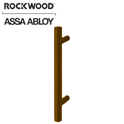 Rockwood - RM3300 - Straight Door Pull - 48" x 42" CTC - 313 - Dark Bronze Anodized