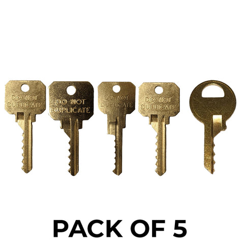 5 x KeylessFactory - BUMP Keys For SC1 / SC4 / KW1 / KW11 / M1 (BUNDLE OF 5)