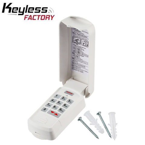 KeylessFactory - Garage Door Opener - Wireless Keypad - Compatible with Intellicode GUK-BX