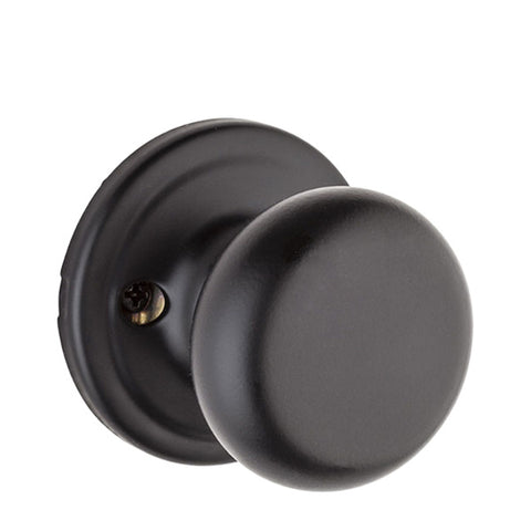 Kwikset -  788H - Hancock Knob - Half Dummy - Pull Only - Matte Black