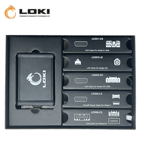 LOKI - Tesla Key Programming & Diagnostics Tool Bundle - Base Tool + Model X Key FOB Pairing Plug-In - Live Data from CAN - Free Software Updates