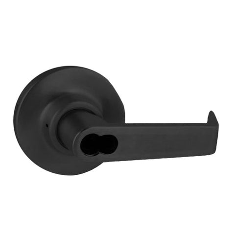 Marks USA - M195RF - Exterior Exit Trim Lever - LFIC - Schlage 6-Pin IC Core (195) Prep - Flat Black - Storeroom - Grade 1