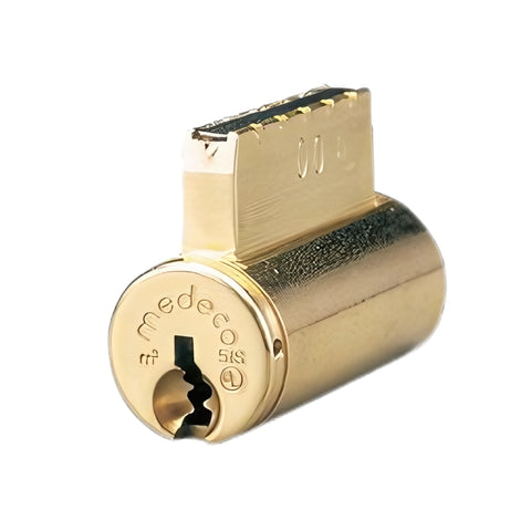 High-security pinned keyway lock by Medeco