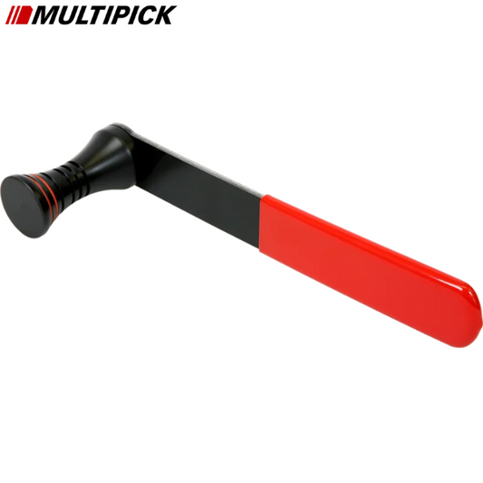 Close-up view of the Multipick Flexihammer IV showcasing its flexible impact head and ergonomic design.