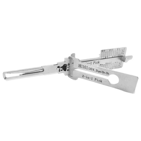 ORIGINAL LISHI - HU101 CutOut V3 Volvo and Land Rover / 10-Cut / 2-in-1 Pick & Decoder / Standard Finish