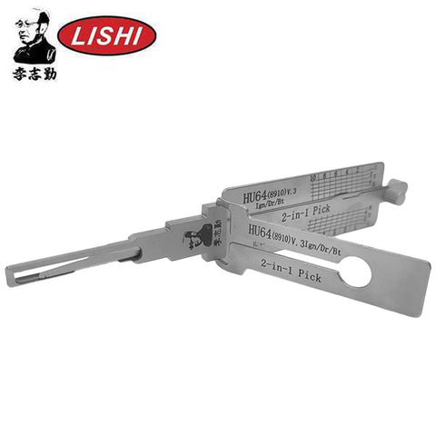 ORIGINAL LISHI - HU64-8910 V3 Mercedes Benz / 10-Cut / 2-in-1 Pick & Decoder / AG