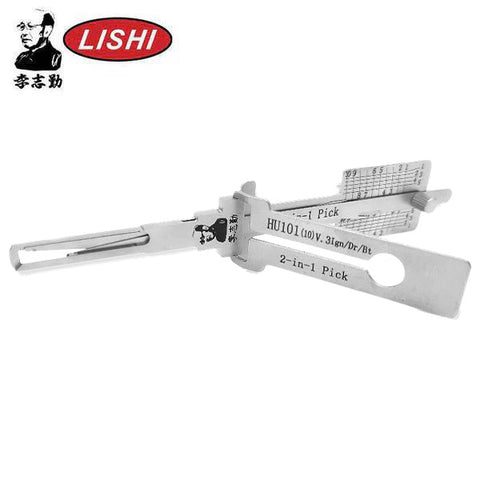 ORIGINAL LISHI - HU101 CutOut V3 Volvo and Land Rover / 10-Cut / 2-in-1 Pick & Decoder / Standard Finish