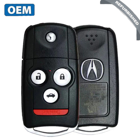 2009-2014 Acura / 4-Button Flip Key / PN: 35113-TK4-A10 / MLBHLIK-1T (Driver 2)(OEM Refurb)