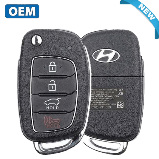 2018-2019 Hyundai Ioniq / 4-Button Flip Key / PN: 95430-G2010 / SY5AERGE04 (OEM)