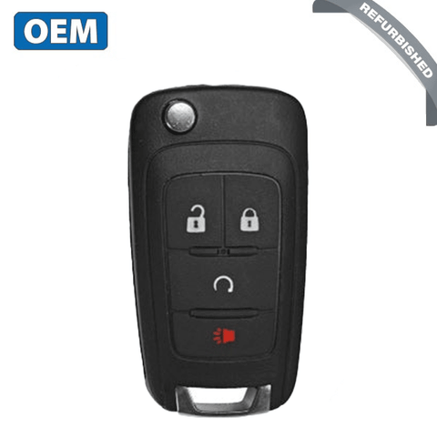 2013-2021 Chevrolet Trax / 4-Button Flip Key / PN: 13504265 / AVL-B01T1AC (OEM Refurb)