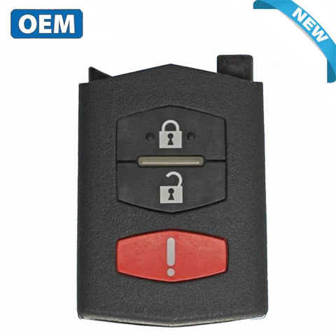 2005-2010 Mazda Miata MX-5 / 3-Button Remote Head Key / PN: LF20-67-5RY / OUCG80-335A-A (OEM)