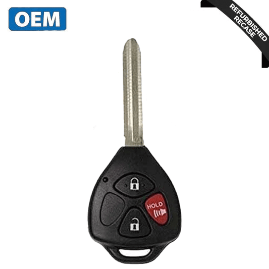 2007-2013 Toyota Scion / 3-Button Remote Head Key / PN: 89070-21050 / MOZB41TG (4D 67 Chip) (OEM Recase)