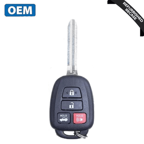 2012-2014 Toyota Camry / 4-Button Remote Head Key / PN: 89070-06420 / HYQ12BDM (G Chip) (OEM Recase)