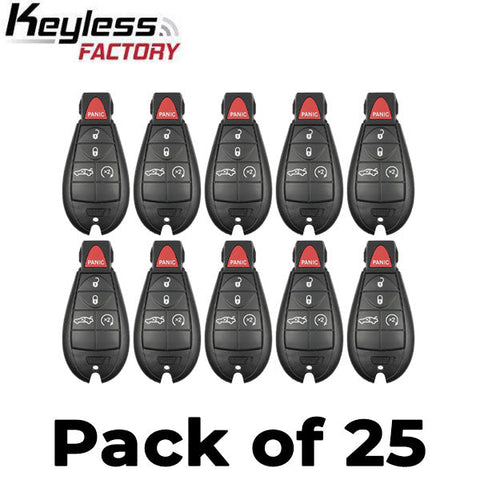 25 x  2008-2013 Chrysler Dodge / 5-Button Fobik Key / M3N5WY783X  (AFTERMARKET) (Bundle of 25)