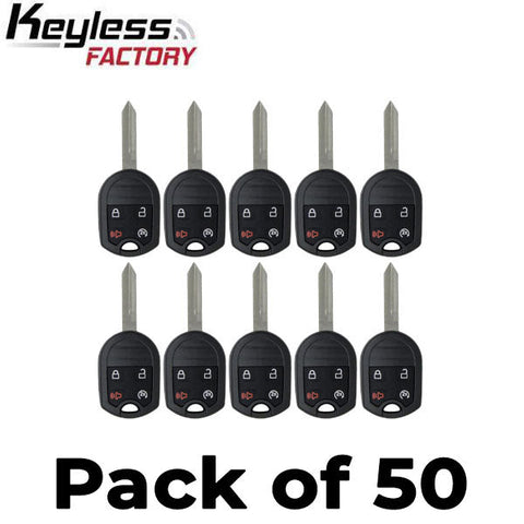 50 x 2009-2018 Ford F-Series Explorer / 4-Button Remote Head Key / OUC6000022 / (AFTERMARKET) (Bundle of 50)