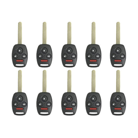 25 x 2006-2013 Acura / Honda Civic / 4-Button Remote Head Key / N5F-S0084A (AFTERMARKET) (Bundle of 25)