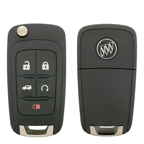 2010-2019 Buick Chevrolet GMC / 5-Button Remote Flip Key / PN: 13585206 / P4O9MK74946931 (OEM)