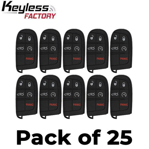25 x 2011-2023 Dodge Chrysler / 5-Button Smart Key / M3N-40821302 (AFTERMARKET) (Bundle of 25)