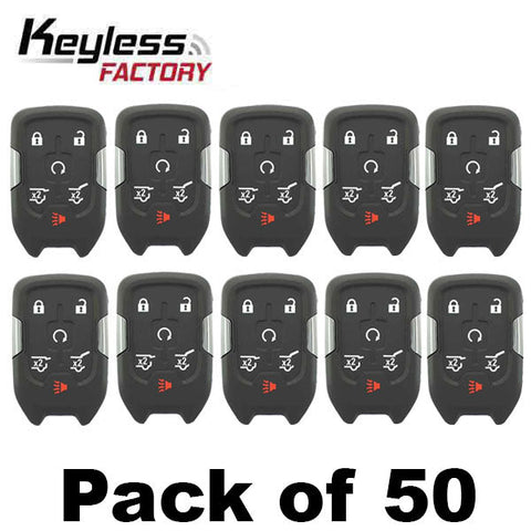 50 x 2015-2020 GMC Chevrolet / 6-Button Smart Key / PN: 13580804 / HYQ1AA (AFTERMARKET) (Bundle of 50)