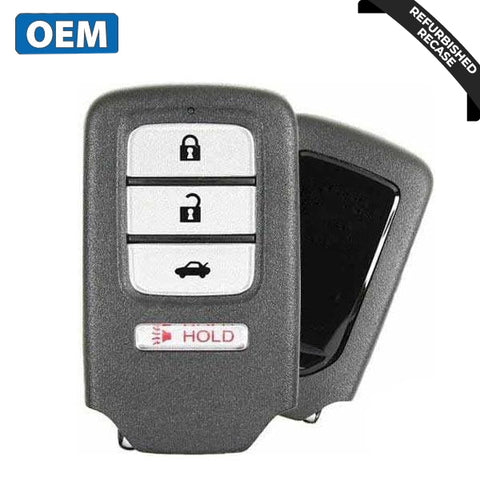 2013-2015 Honda Accord Civic / 4-Button Smart Key / PN: 72147-T2A-A11 / ACJ932HK1210A (OEM Recase)