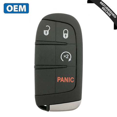 2017-2019 Jeep Compass Trailhawk / 4-Button Smart Key / PN: 68250337AB / M3N-40821302 (OEM Recase)