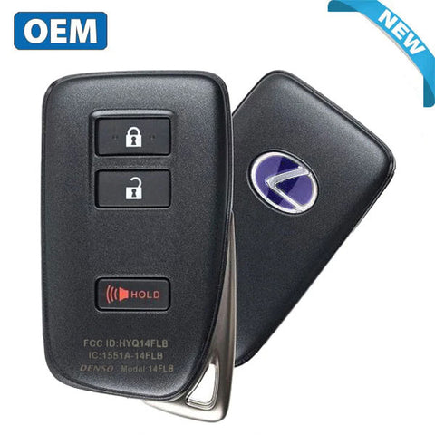 2021-2022 Lexus NX300-NX300H / 3-Button Smart Key / PN: 89904-78G50 / HYQ14FLB (OEM)